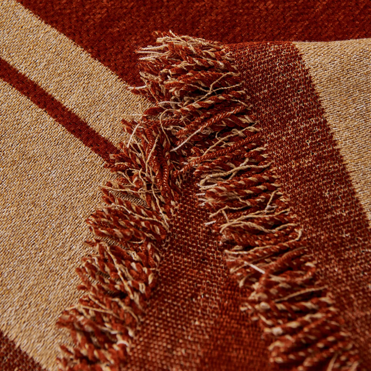 Safari Jacquard Fringe Sofa Cover