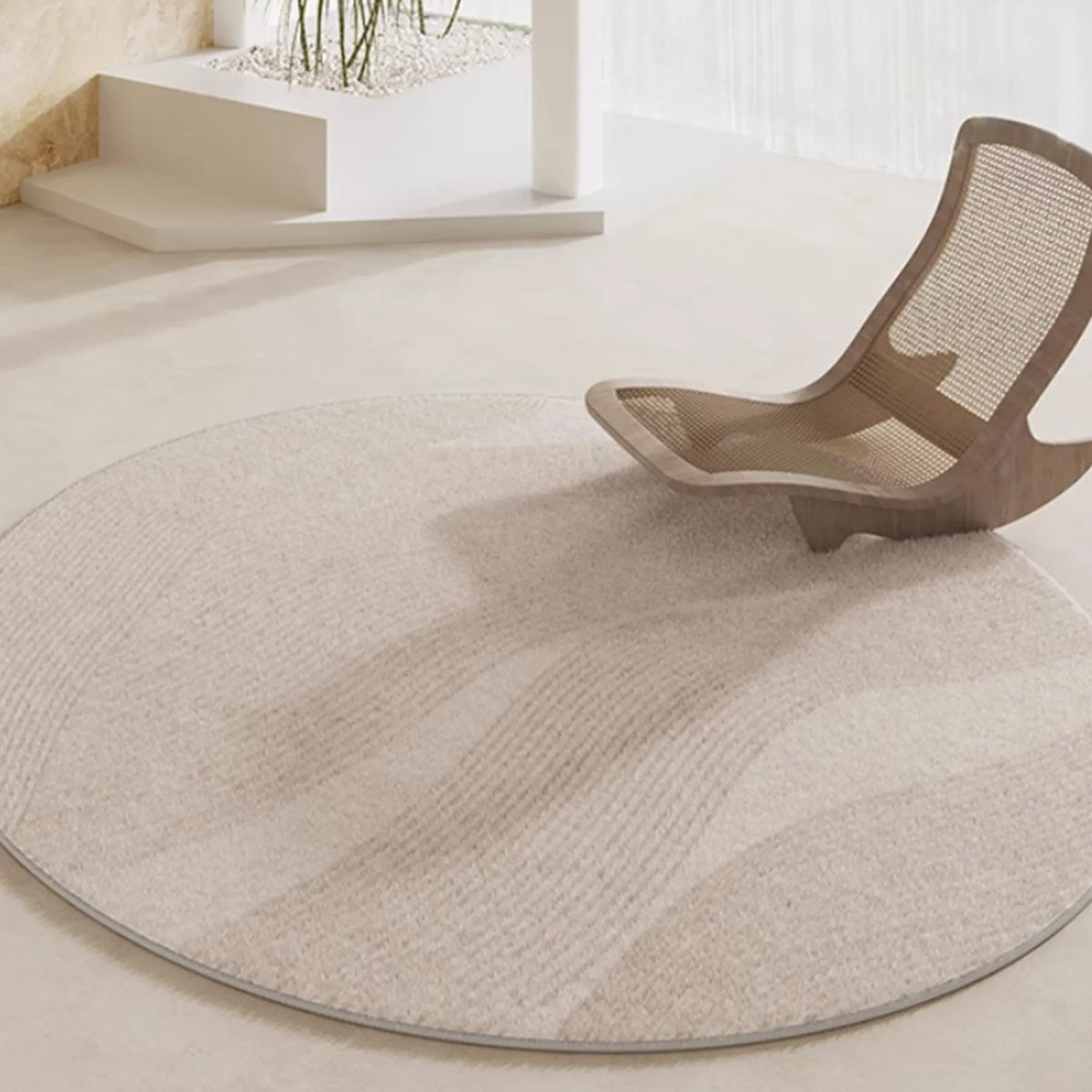 Sand Wave Round Rug
