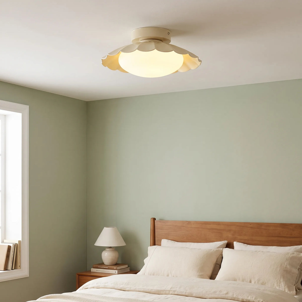 Scalloped Cloud LED Ceiling Light