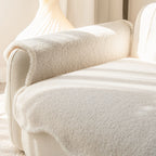 Scalloped Fleece Non-Slip Seat Cover