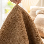 Scalloped Fleece Non-Slip Seat Cover
