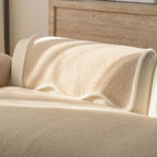 Scalloped Fleece Non-Slip Seat Cover