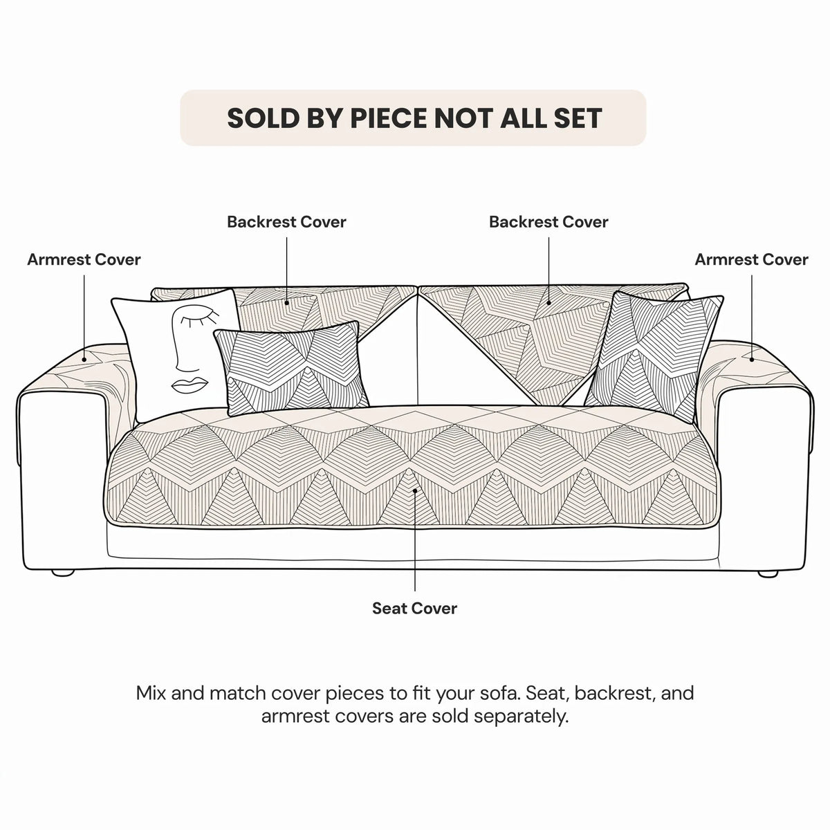 Scalloped Fleece Non-Slip Seat Cover