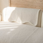 Scalloped Fleece Non-Slip Seat Cover