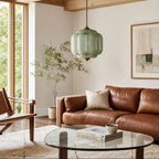 Scalloped Glass Pendant Light