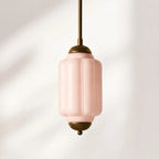 Scalloped Glass Pendant Light