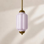 Scalloped Glass Pendant Light