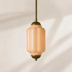 Scalloped Glass Pendant Light