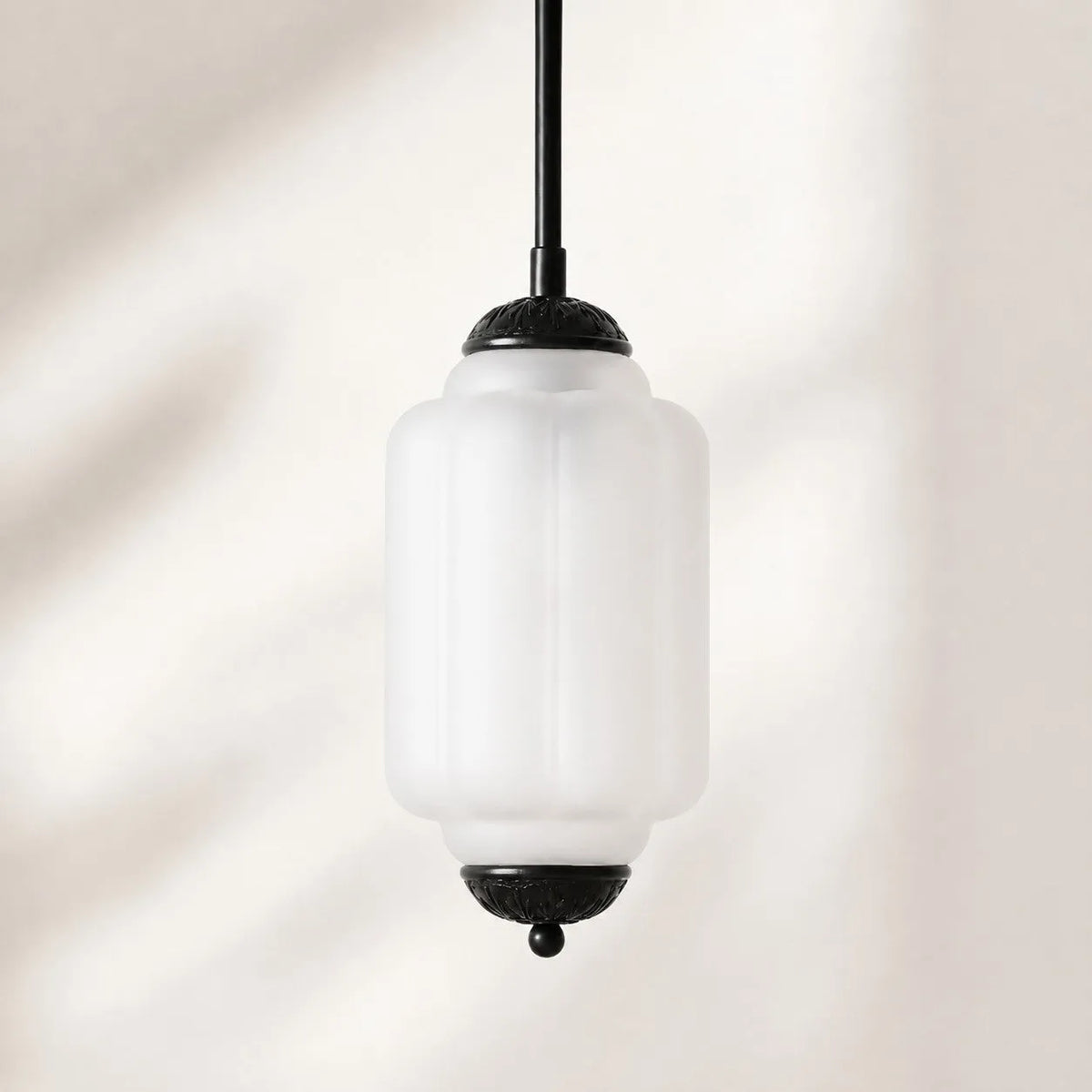 Scalloped Glass Pendant Light