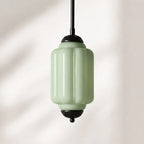 Scalloped Glass Pendant Light