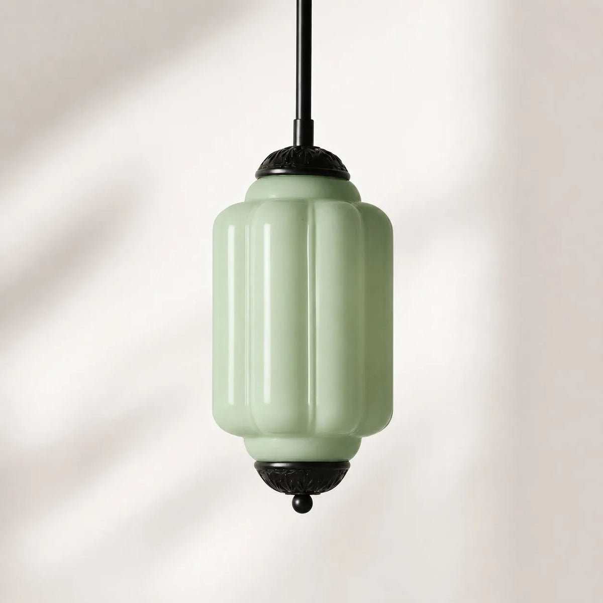 Scalloped Glass Pendant Light