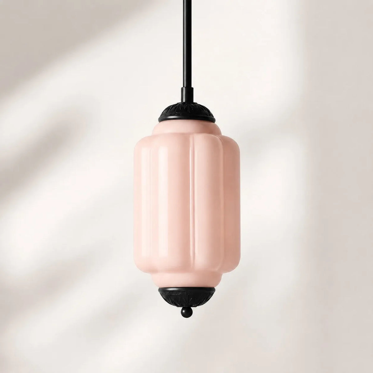 Scalloped Glass Pendant Light