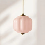 Scalloped Glass Pendant Light