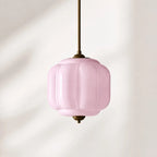 Scalloped Glass Pendant Light