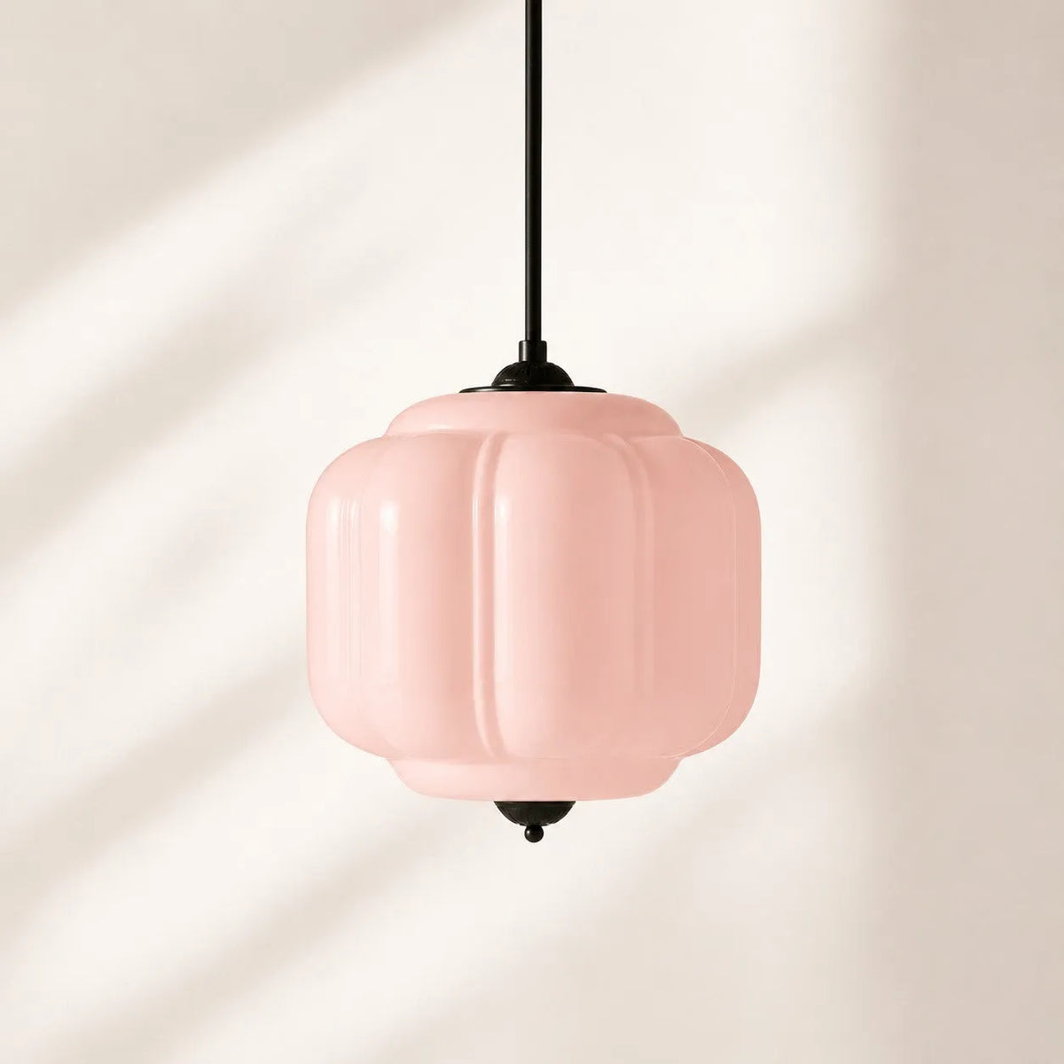 Scalloped Glass Pendant Light