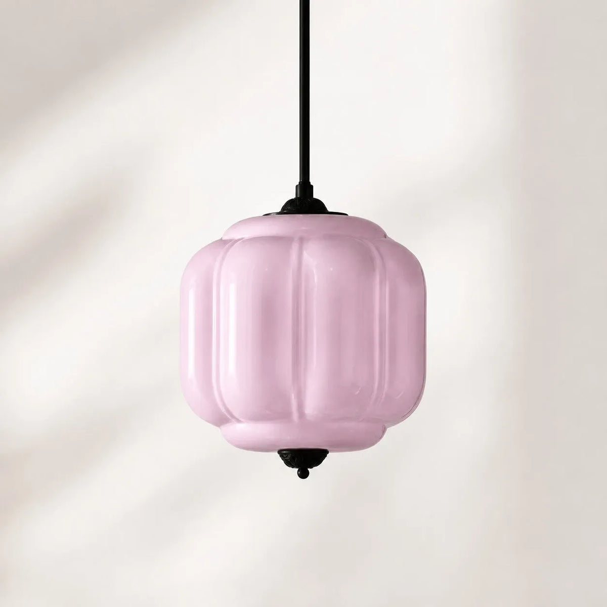 Scalloped Glass Pendant Light