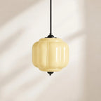 Scalloped Glass Pendant Light