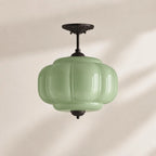 Scalloped Glass Pendant Light