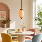 Scalloped Glass Pendant Light
