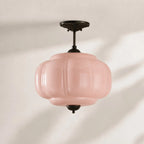 Scalloped Glass Pendant Light