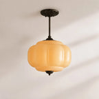 Scalloped Glass Pendant Light