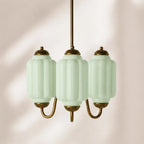 Scalloped Glass Pendant Light