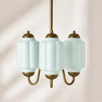 Scalloped Glass Pendant Light