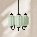 Scalloped Glass Pendant Light