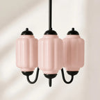 Scalloped Glass Pendant Light