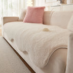 Scandi Faux Fur Sofa Seat Cover