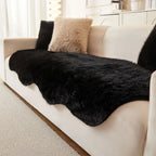 Scandi Faux Fur Sofa Seat Cover