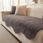 Scandi Faux Fur Sofa Seat Cover
