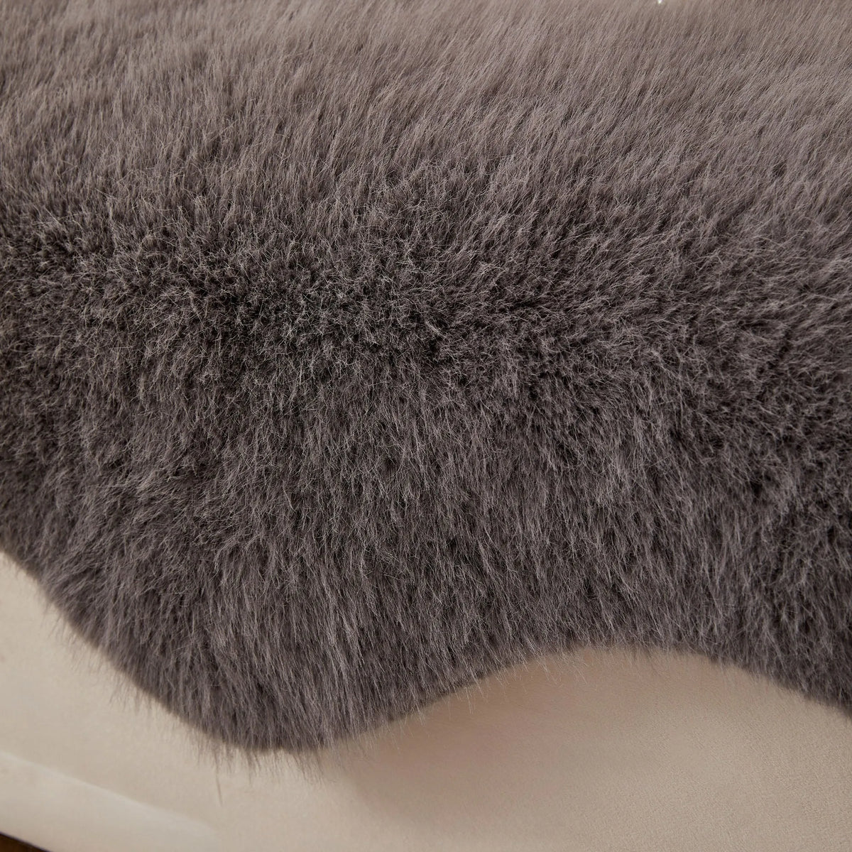 Scandi Faux Fur Sofa Seat Cover