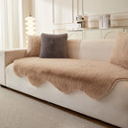 Scandi Faux Fur Sofa Seat Cover