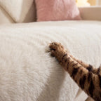 Scandi Faux Fur Sofa Seat Cover