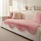 Scandi Faux Fur Sofa Seat Cover