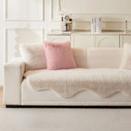 Scandi Faux Fur Sofa Seat Cover