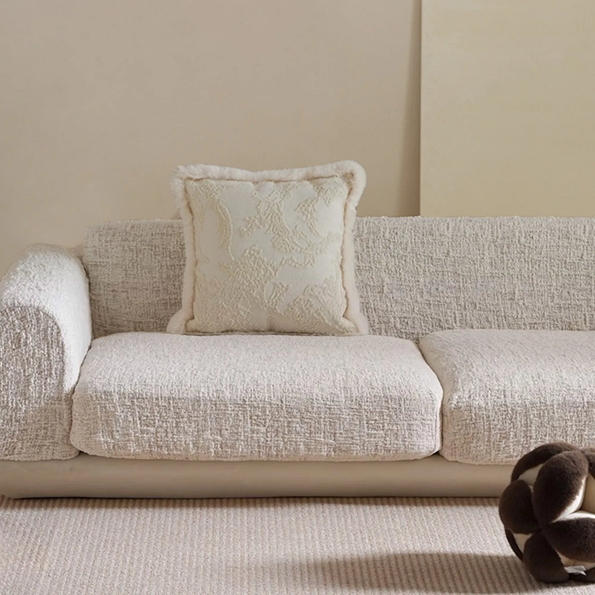 Sculpted Chenille Modular Sofa Cover