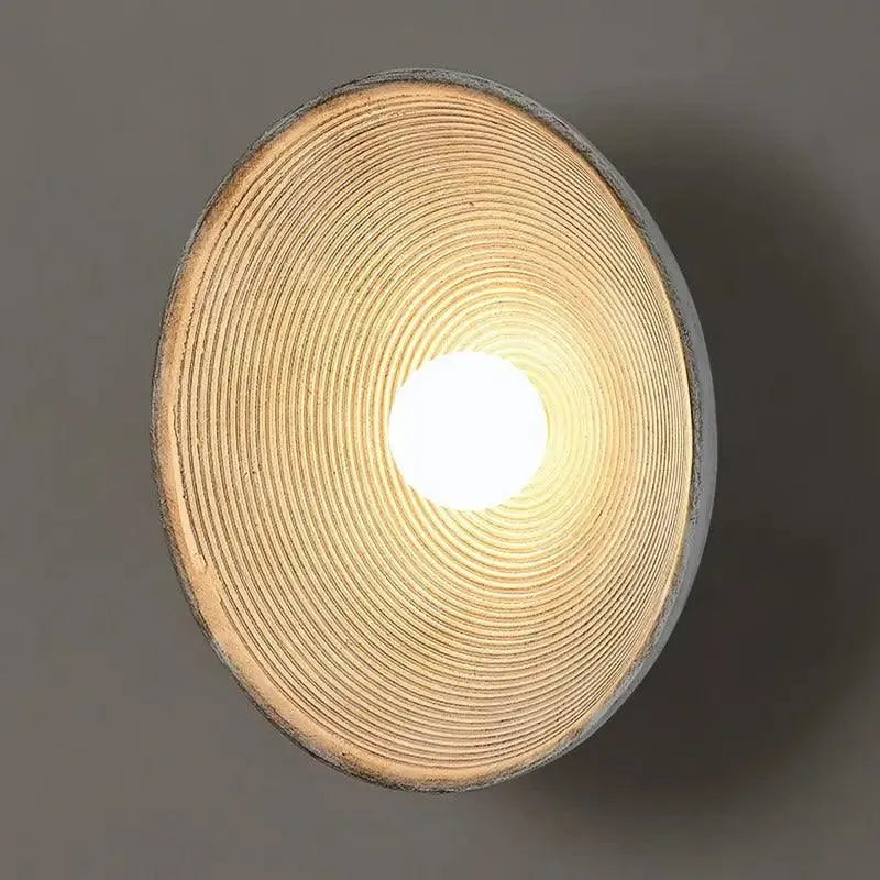 Sculpted Retro Resin Wall Lamp