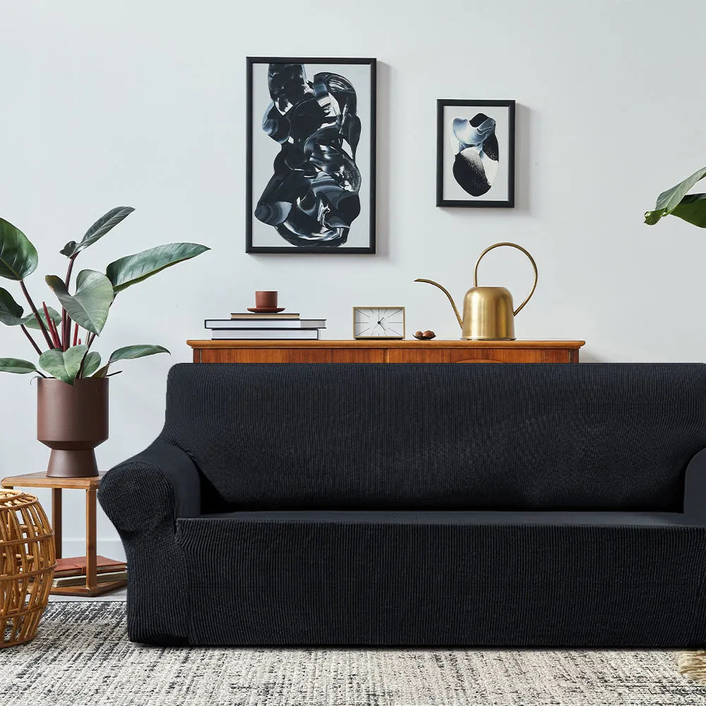 Sculpted Stretch Fleece Sofa Slipcover