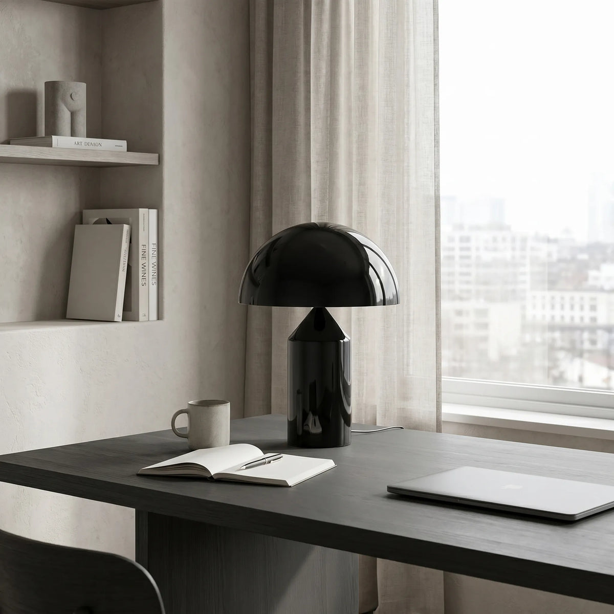 Sculptural Mushroom Cordless Lamp