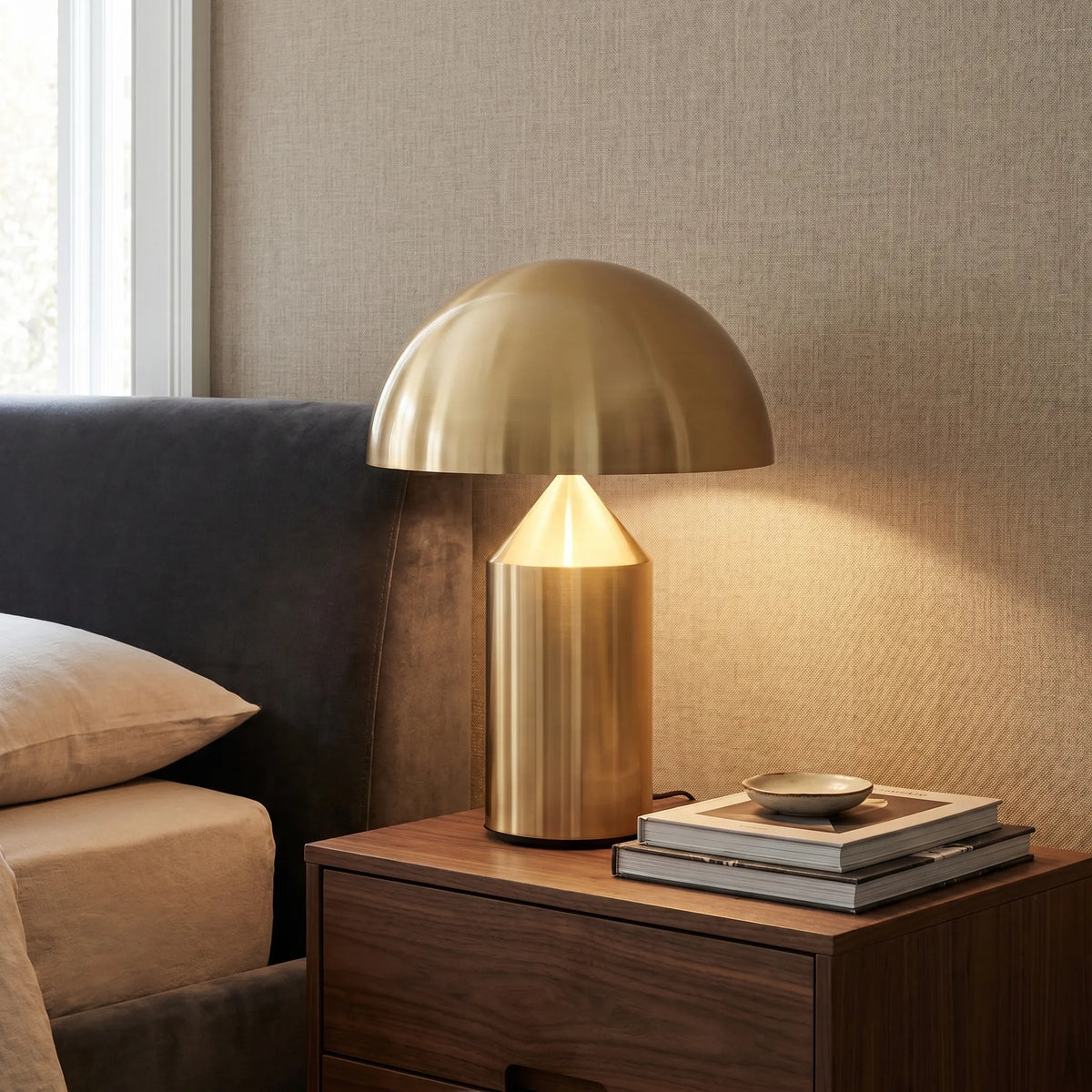 Sculptural Mushroom Cordless Lamp