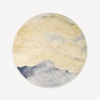 Serene Flowing Abstract Round Rug