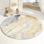Serene Flowing Abstract Round Rug