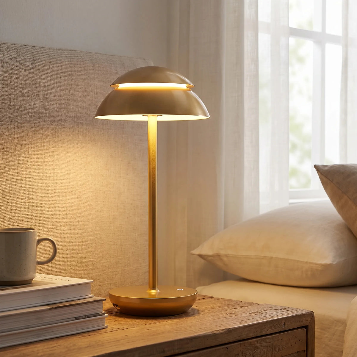 Slim Aluminium Cordless Table Lamp