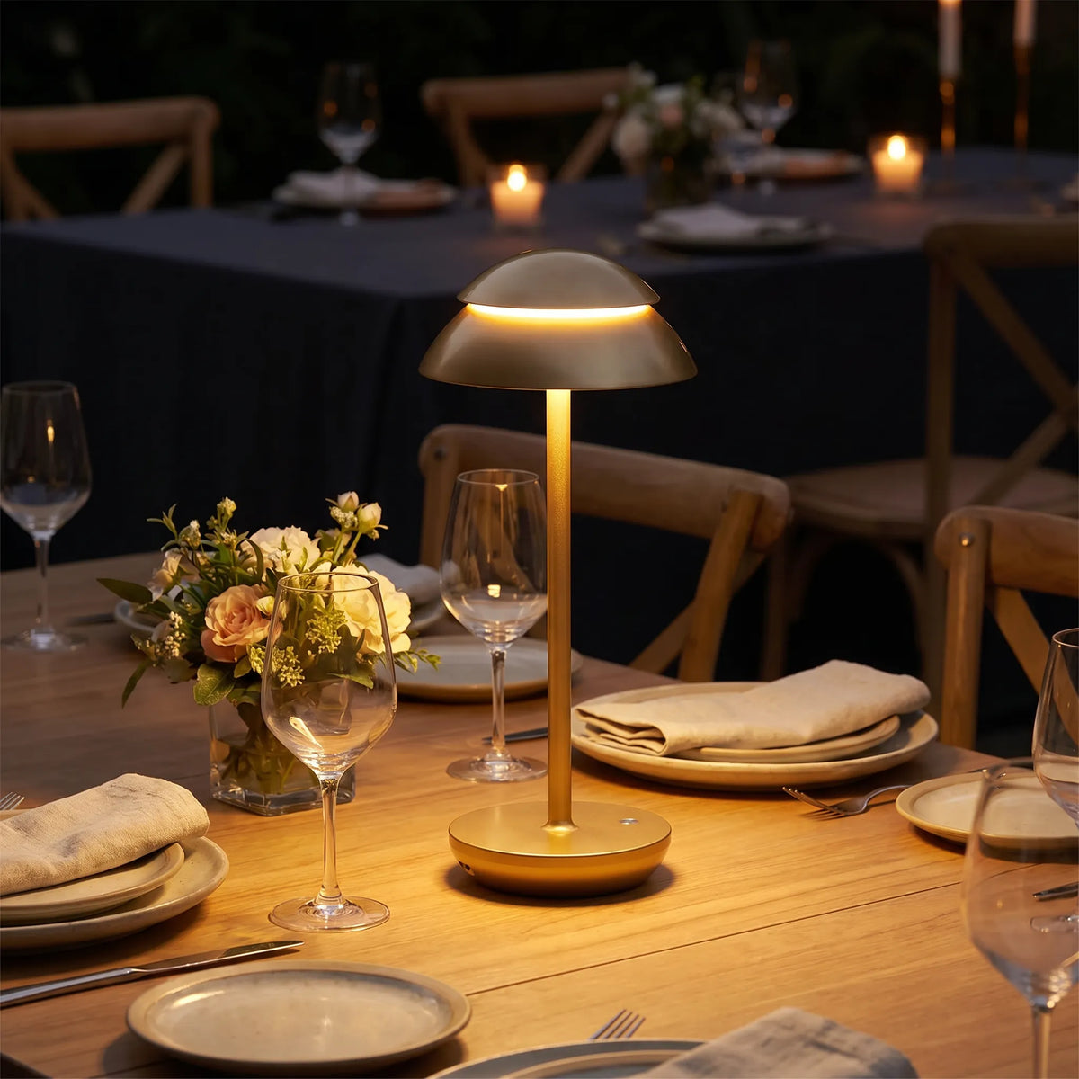 Slim Aluminium Cordless Table Lamp