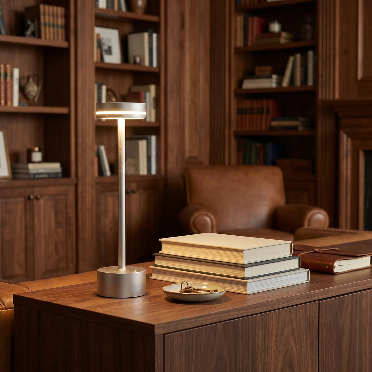 Slim Aluminium Touch Table Lamp