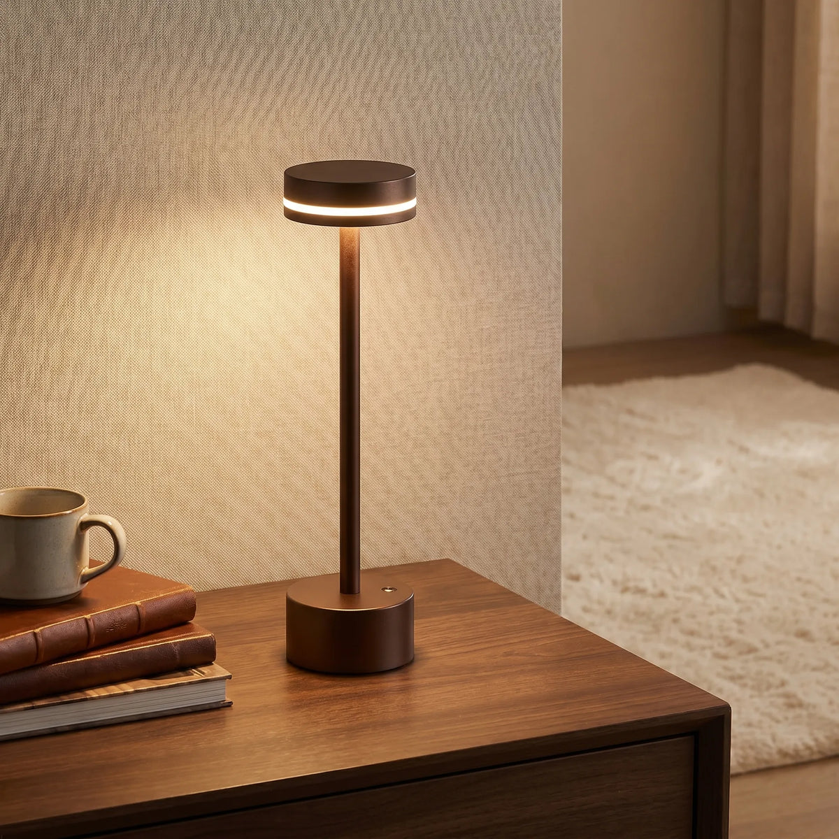 Slim Aluminium Touch Table Lamp