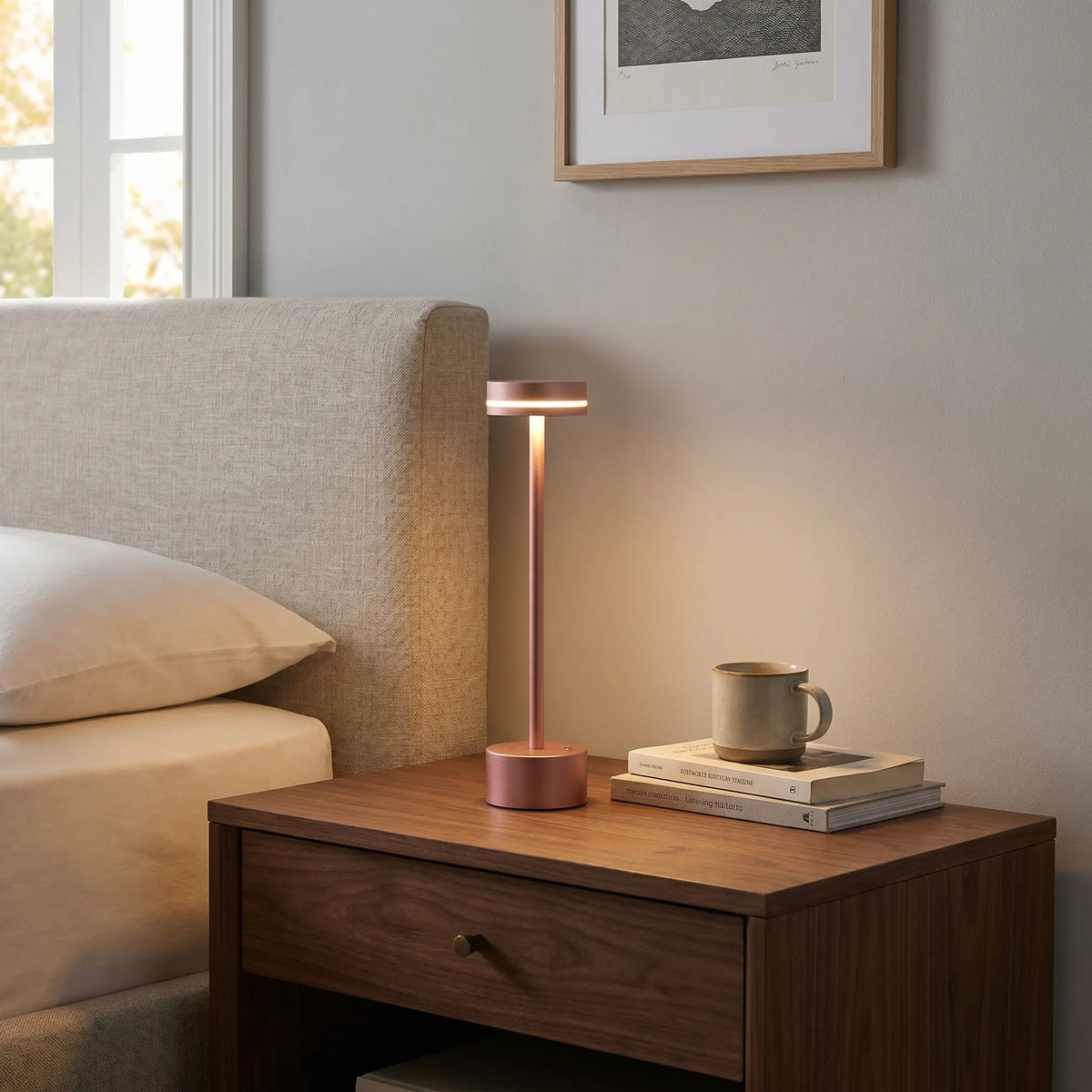 Slim Aluminium Touch Table Lamp