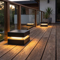 Slim Square Deck Pillar Light